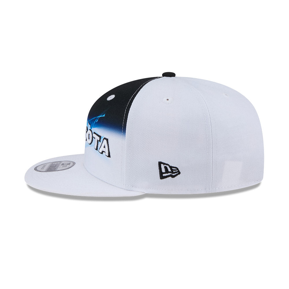 Minnesota Timberwolves Youth Kids Hat - JR NBA 2024-2025 City Edition White 9Fifty Snapback Cap - New Era